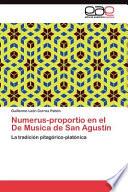 libro Numerus Proportio En El De Musica De San Agustín